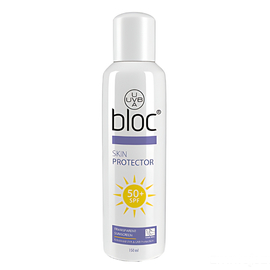 BLOC - Skin Protector Spray - Bloker przeciwsłoneczny - Mgiełka do twarzy i ciała z filtrami UVA i UVB SPF 50+ - 150 ml