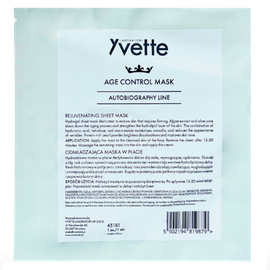 Yvette Age Control Mask - Odmładzająca maska w płacie - 1 szt.