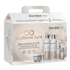 Solverx - AgeBiome Care - Zestaw - Rekonstruktor mikrobiomu skóry