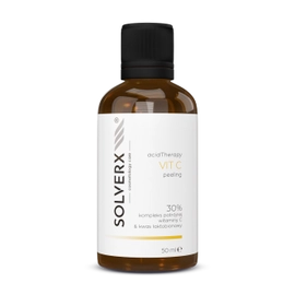 SOLVERX Acid Therapy VIT C - Peeling 30% potrójna witamina C i kwas laktobionowy - 50 ml