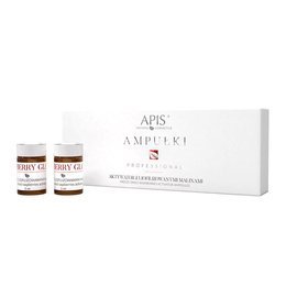 Aktywator z liofilizowanymi malinami Apis Raspberry Glow koncentrat w ampułkach 5 x 5ml