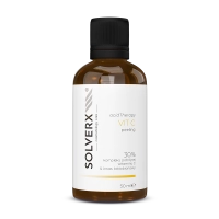 SOLVERX Acid Therapy VIT C - Peeling 30% potrójna witamina C i kwas laktobionowy - 50 ml