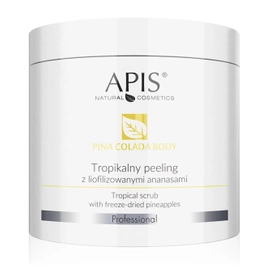 Apis Pina Colada Antycellulit Tropikalny peeling antycellulitowy z liofilizowanymi ananasami 650 g