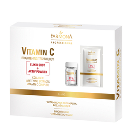 Farmona Vitamin C - Witaminowa Duo-maska rozjaśniająca