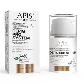 Apis Depiq Pro System - Depigmentująca kremo-maska na noc z alfa-arbutyną 1% - 50 ml