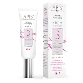 Apis Natural Slow Aging - Krem pod oczy - STEP 3 Odmłodzone Spojrzenie - 15 ml