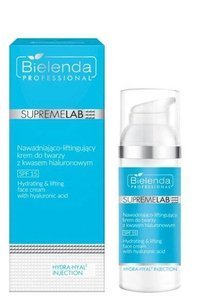 Bielenda Supremelab Hydra-Hyal2 Injection Nawadniająco-liftingujący krem do twarzy z kwasem hialuronowym SPF 15, 50 ml