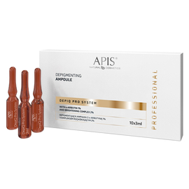 Apis Depiq Pro System - Depigmentująca ampułka z alfa-arbutyną 1% - 10 x 3 ml