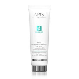 Apis API-PODO Krem regenerująco-nawilżający do stóp z mocznikiem 20% i jonizowanym srebrem 100 ml