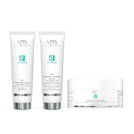 Apis Professional API-PODO Zestaw do stóp żel, krem i peeling