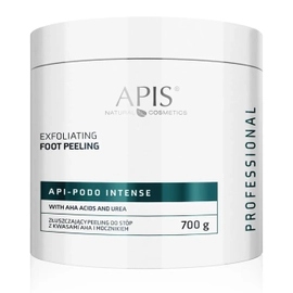 Apis API-PODO Intense - Złuszczający peeling do stóp z kwasami AHA i mocznikiem - 700g