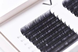 Rzęsy objętościowe V-LASHES - D / 0,7 / MIX długości