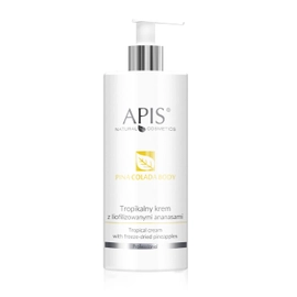 Apis Pina Colada Antycellulit - Tropikalny krem antycellulitowy z liofilizowanymi ananasami - 500 ml