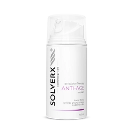 SOLVERX Acid & Clay Therapy - maska ANTI-AGE - kwas fitowy, kwas glicyryzynowy i glinka żółta - 100 ml