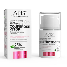 Apis Couperose-Stop Home Terapis - Krem wzmacniający naczynka z witaminą C - 50 ml