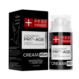 Peel Mission - Coloderm Pro Age Cream Rich - Bogaty krem regenerujący z colostrum dla bardzo suchej skóry - 50 ml