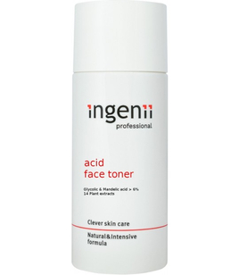 Ingenii acid face toner - Wygładzający tonik kwasowy do twarzy - 150 ml