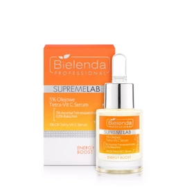 Bielenda Supremelab Energy Boost 5% Olejowe Tetra-Vit C Serum 15 ml