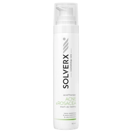 SOLVERX Acid Therapy - ACNE & ROSACEA - krem do twarzy - trądzik pospolity i różowaty - 50 ml