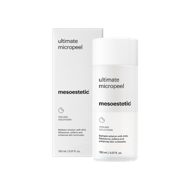 Zabieg mikrozłuszczający niedoskonałości Mesoestetic Ultimate Micropeel 150 ml