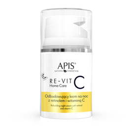 Apis RE-VIT C Home Care Odbudowujący krem na noc z retinolem i witaminą C 50 ml