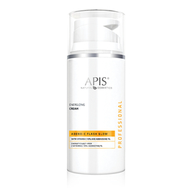 Apis Adeno-C Flash Glow - Energetyzujący krem do twarzy z witaminą C i adenozyną - 100 ml