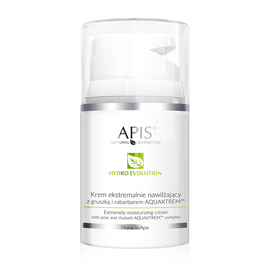 Apis Home Terapis - Ekstremalnie nawilżający krem z gruszką i rabarbarem AQUAXTREM™ - 50 ml