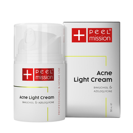 Peel Mission - Acne Light Cream - Krem do skóry z trądzikiem pospolitym i różowatym - 50 ml