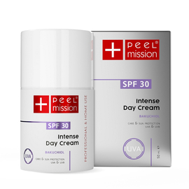 Peel Mission - Intense - Day Cream SPF30 Bakuchiol - Krem na dzień z bakuchiolem i filtrami SPF30 - skóra dojrzała i trądzikowa - 50 ml