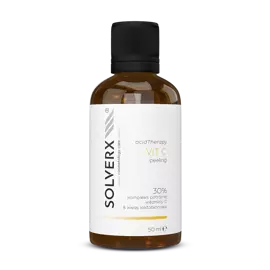 SOLVERX Acid Therapy VIT C - Peeling 30% potrójna witamina C i kwas laktobionowy - 50 ml
